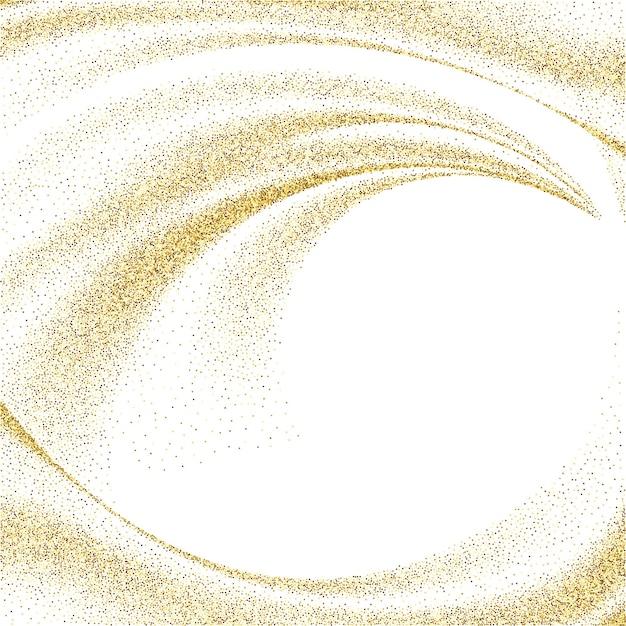 Vector gold glitter background