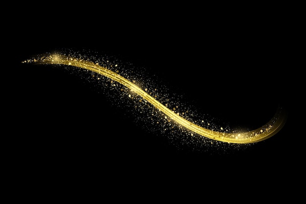Vettore trama glitter oro su sfondo nero esplosione di particelle dorate sfondo festivo elemento di design