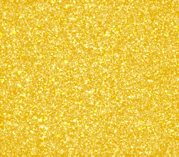 Vettore trama glitter oro. particelle astratte dorate. priorità bassa di scintillio della scintilla.