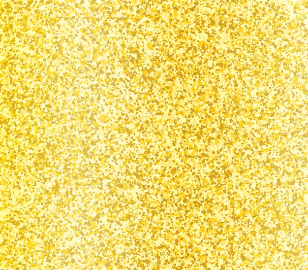 ゴールドラメの質感。黄金の抽象的な粒子。