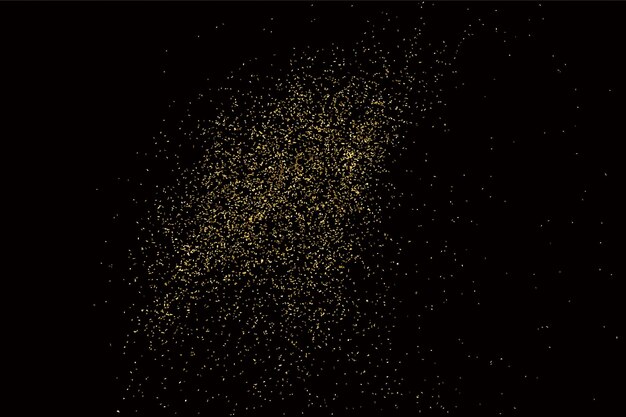 Gold glitter texture vector