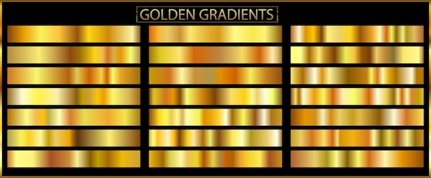 フレーム リボン バナー コインとラベルのゴールド グラデーション セット背景ベクトル アイコン テクスチャ メタリック イラスト 現実的な抽象的な黄金デザインのシームレスなパターン エレガントな光と輝きのテンプレート