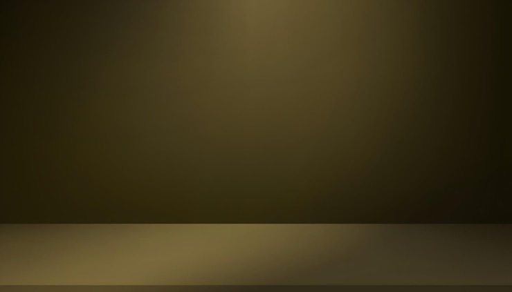 Vector gold gradient studio stage for product display