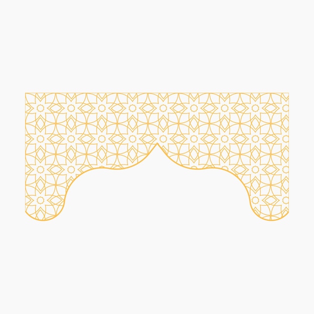 Gold Islamic Pattern Frame