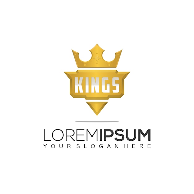 GOLD KING E SPORT LOGO TEMPLATE