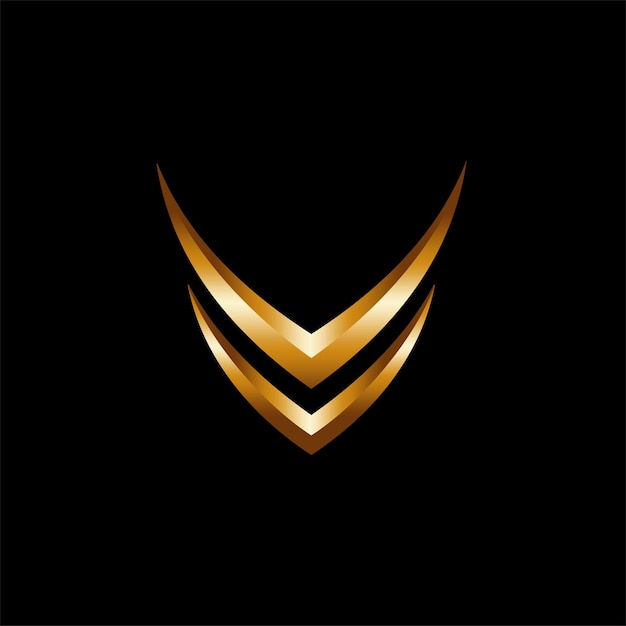 Gold Letter Strenght Logo Design