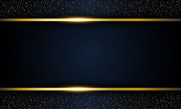 Vector gold light luxury design modern background