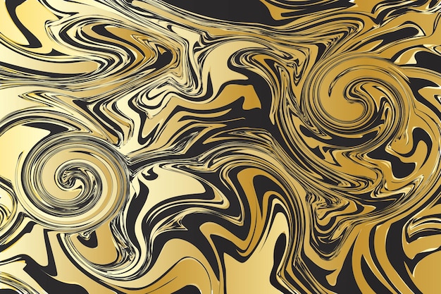 Gold liquid marble background luxury style Liquid marbling paint texture background