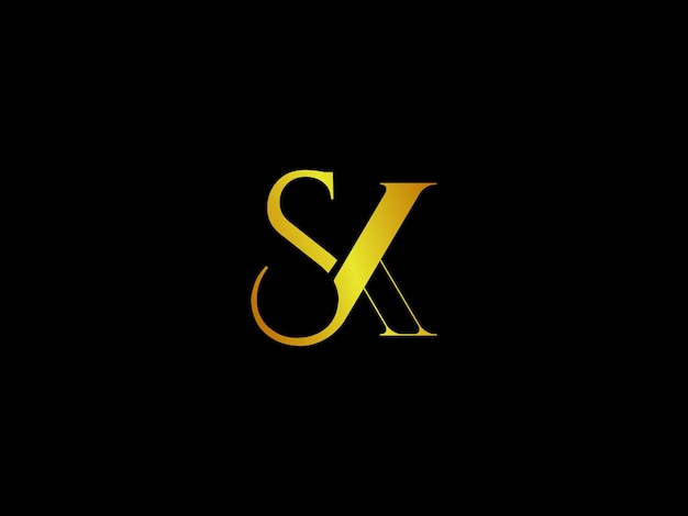 Vector a gold logo for a company called s