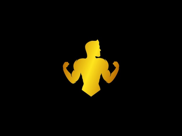 A gold logo that says'iron man '