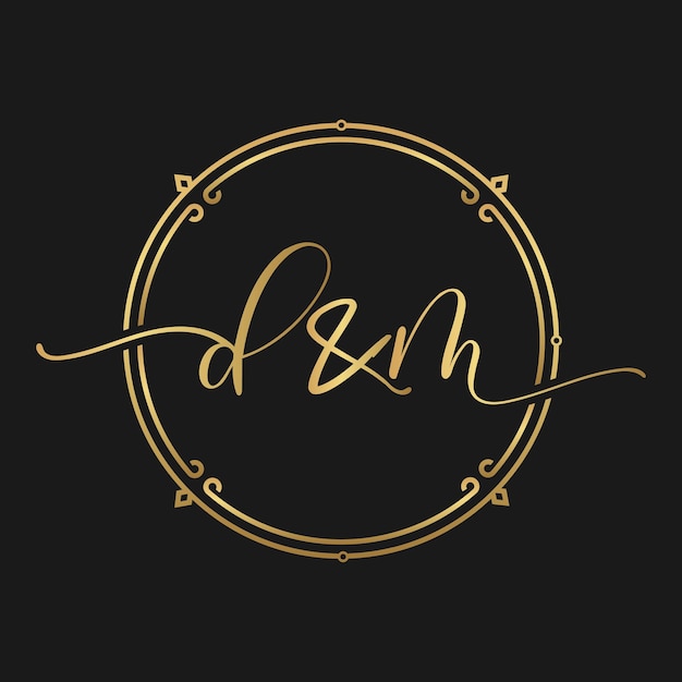 Gold logo with the title'dn '