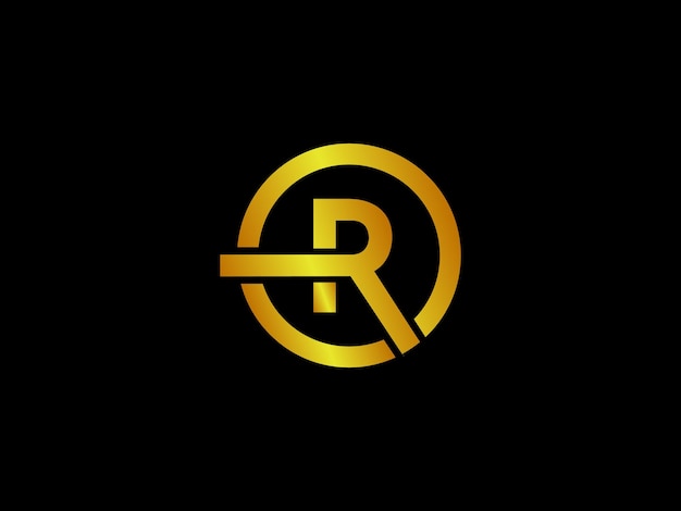 Золотой логотип с названием «золотой логотип для компании»