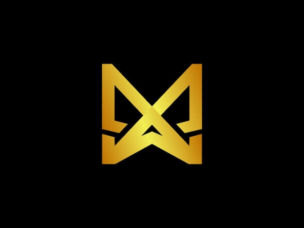 Gold logo with the title'logo for a company called l '