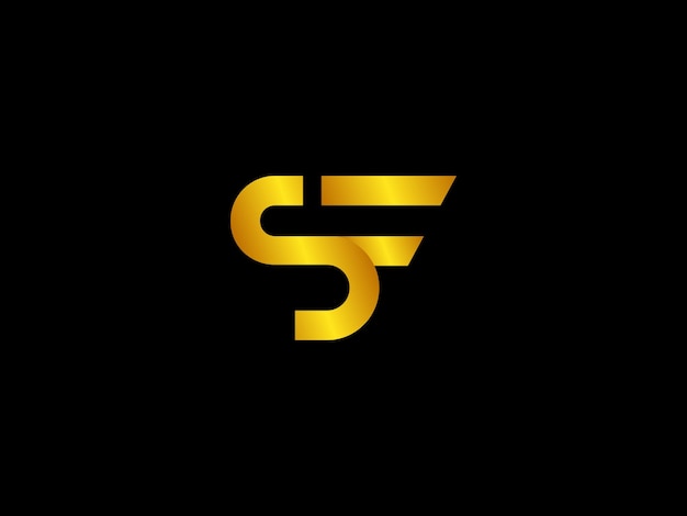 Vector gold logo with the title's '