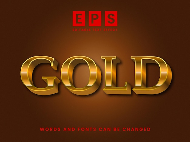 GOLD LUXURY TEXT EFFECT