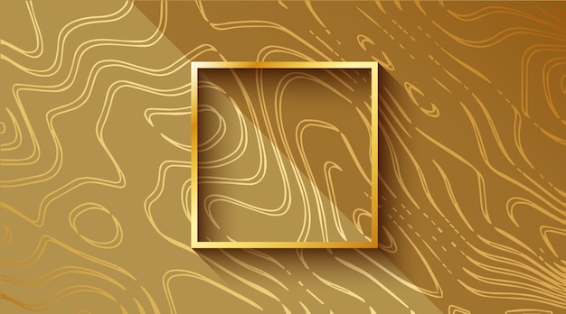 Gold luxury vibrant wavy background