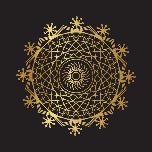 Gold Mandala background