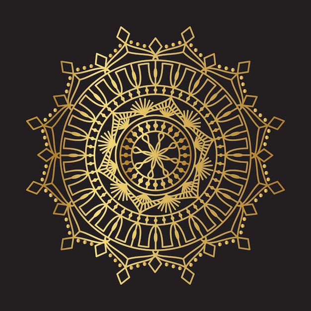 Gold Mandala background