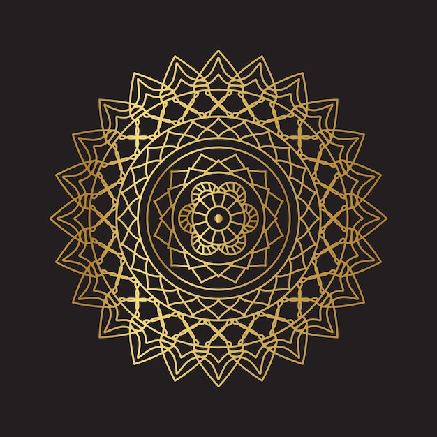 Gold Mandala background