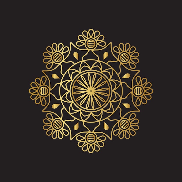 Gold Mandala background