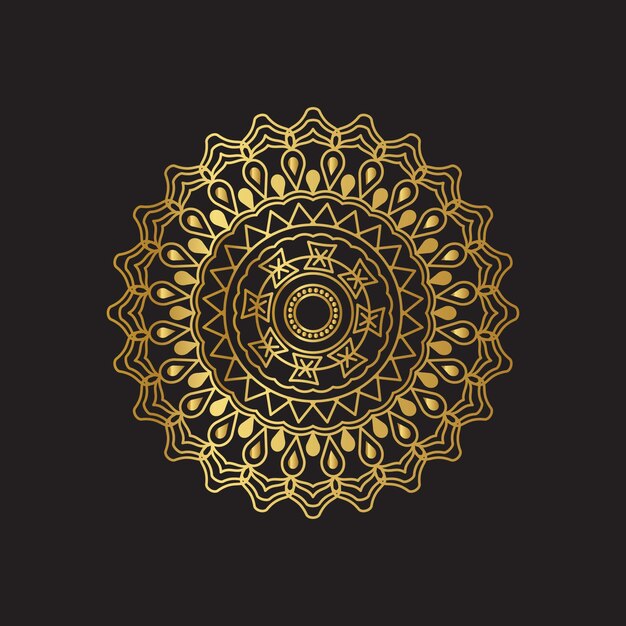 gold mandala background