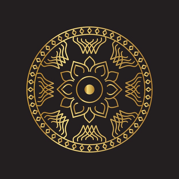 Gold Mandala background