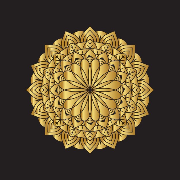 Gold Mandala background