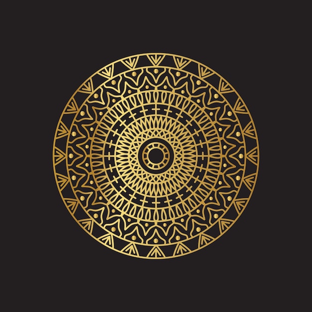 Gold Mandala background