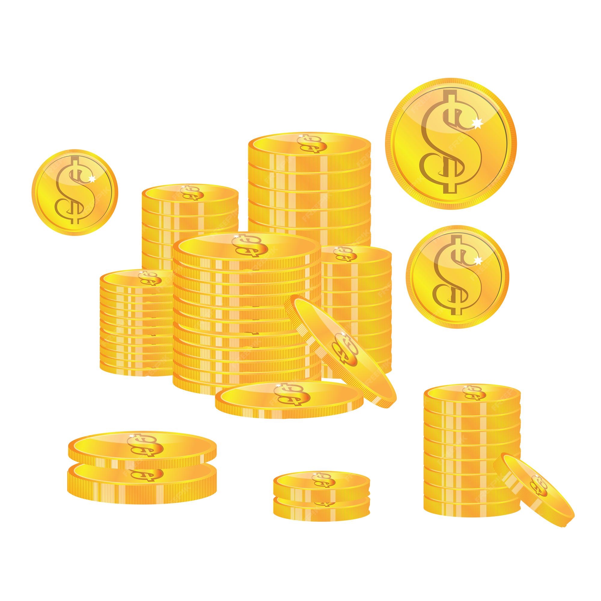 Premium Vector | Gold money