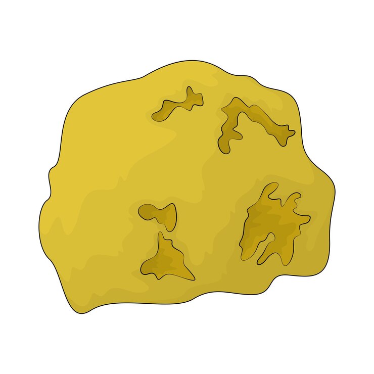 Vector gold nugget
