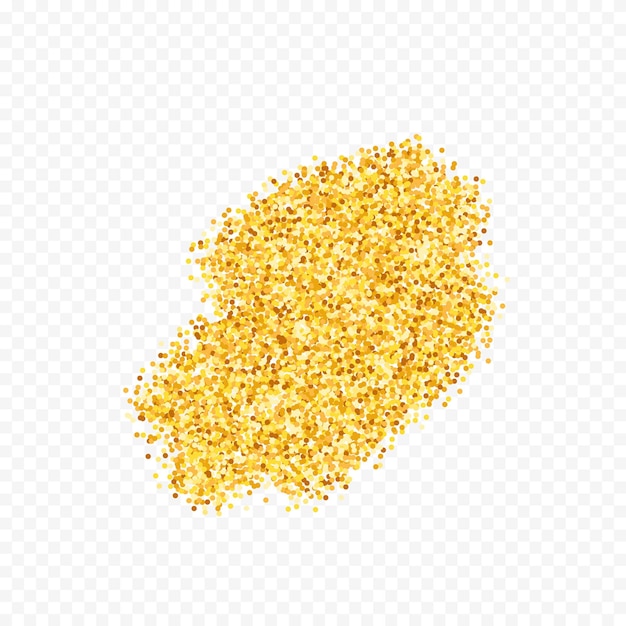 Gold placer . gold glitters . metal gold. gold dust . gold isolation. golden sand. handful of gold . yellow gold,