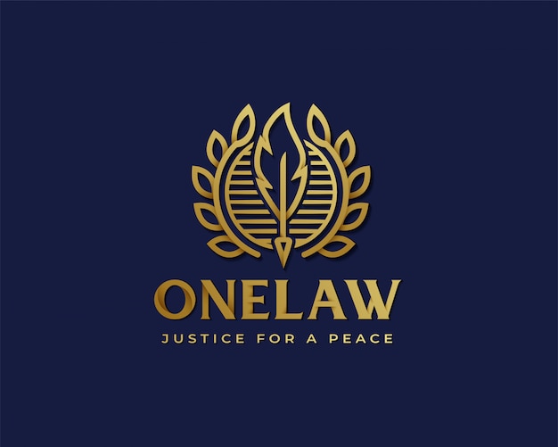 Logo oro premium law