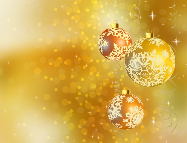 Gold shiny Christmas background.