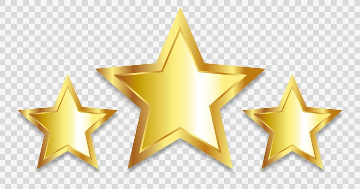 Vector gold star.rating star. vector