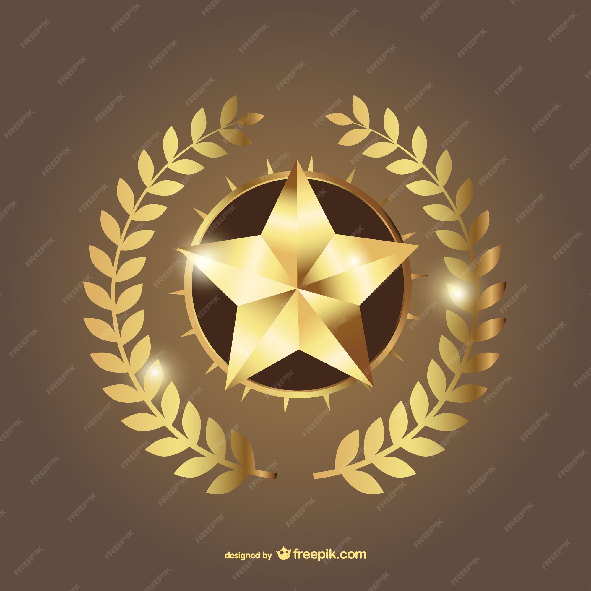 Premium Vector | Gold star vector