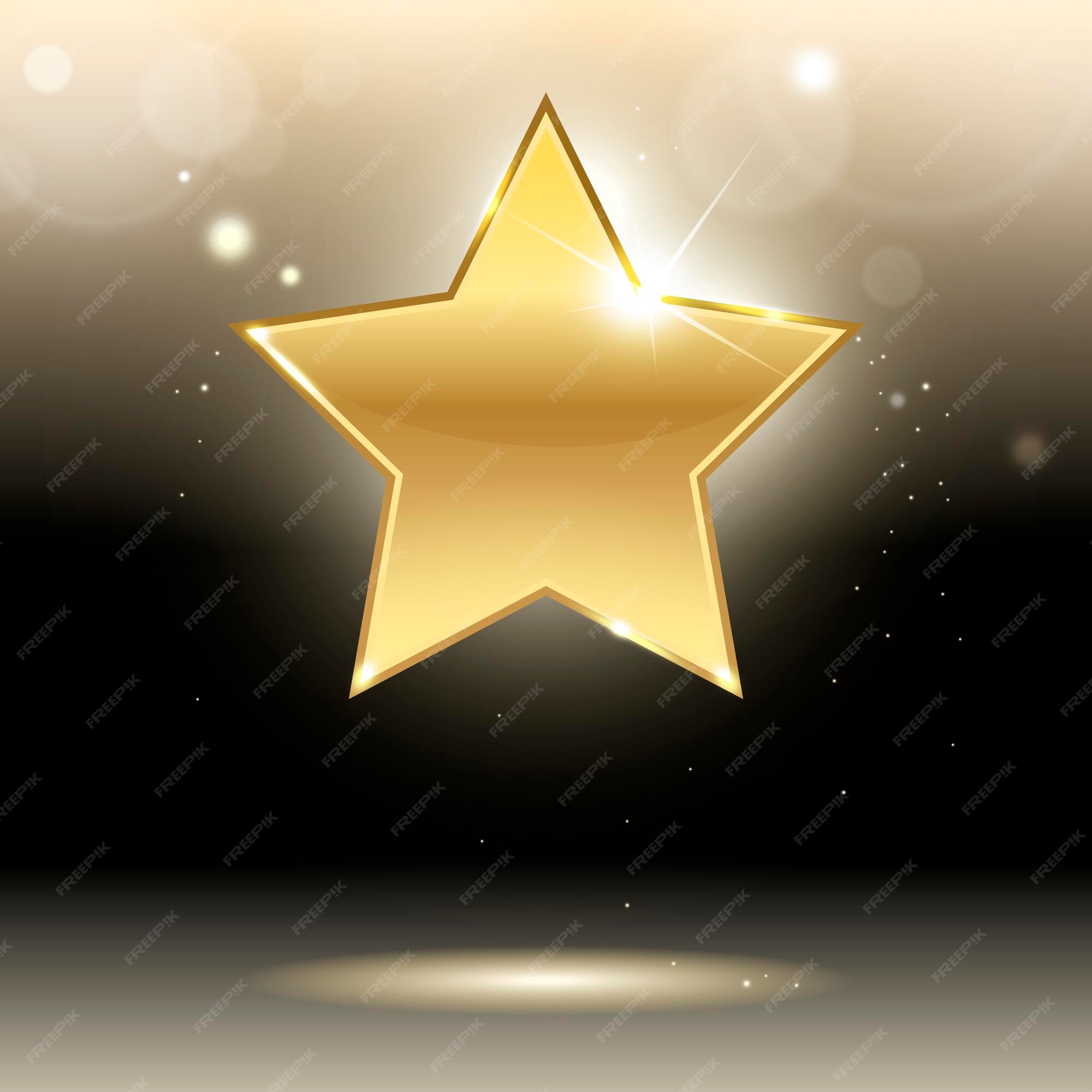 Premium Vector | Gold star