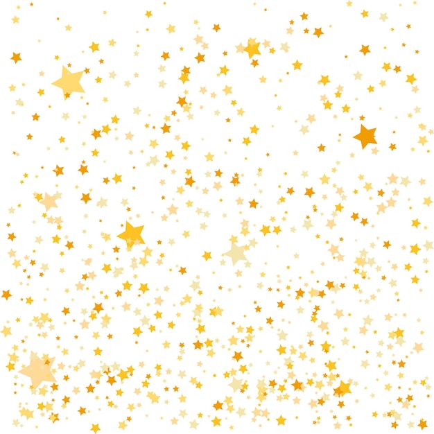 Gold stars decoration vector illustration