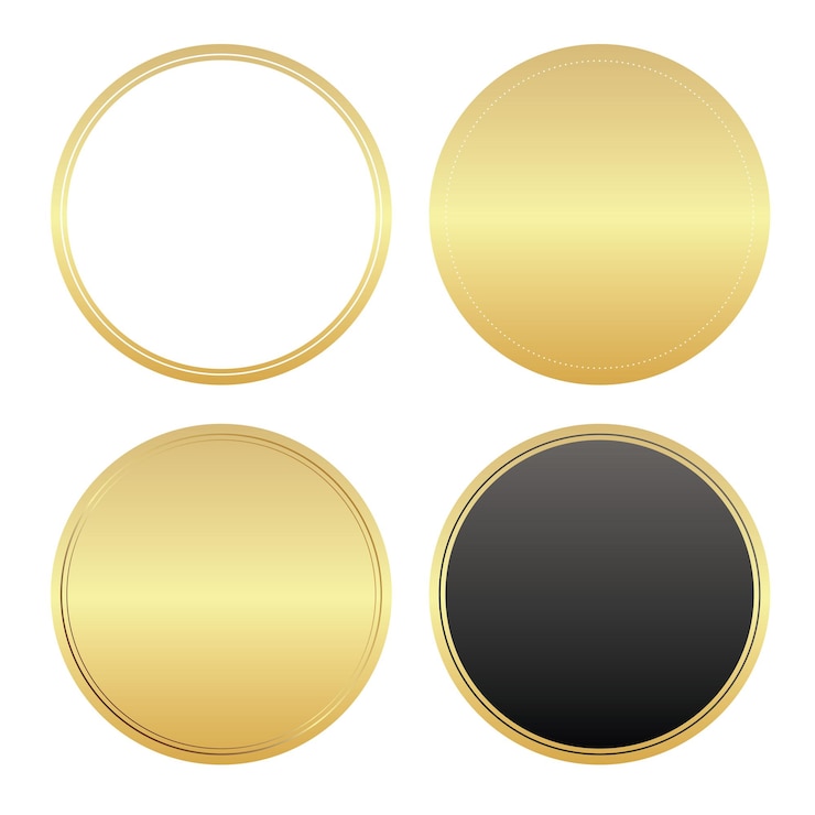 Premium Vector | Gold tag badge price label vector design