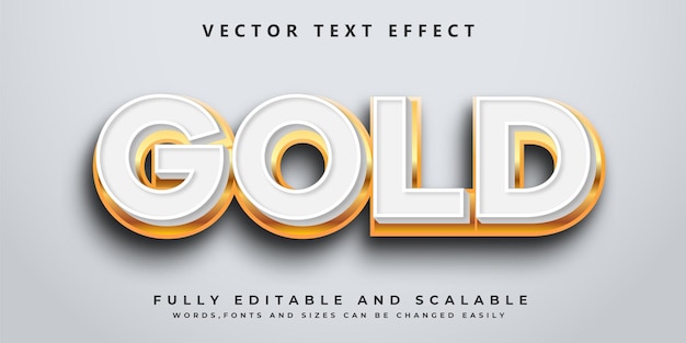 GOLD TEXT EFFECT