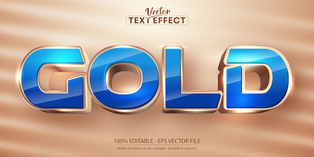 Gold text golden style editable text effect