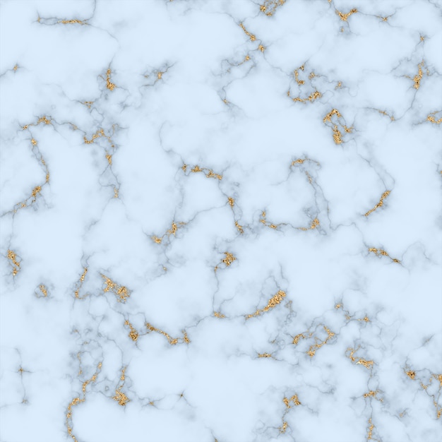 Gold texture of marble with soft blue background