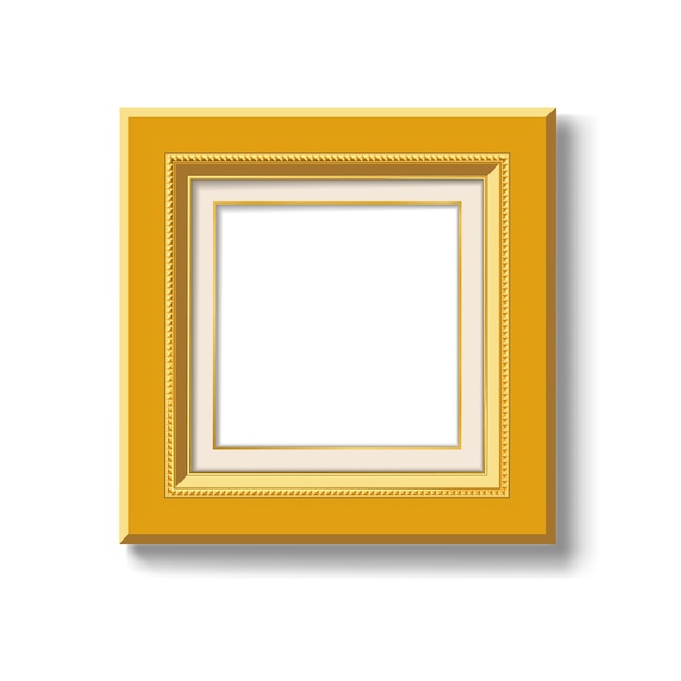 Gold vintage picture frame