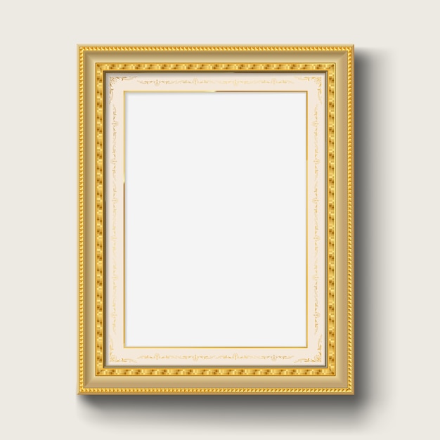 gold vintage picture frame 