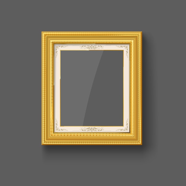 gold vintage picture frame 