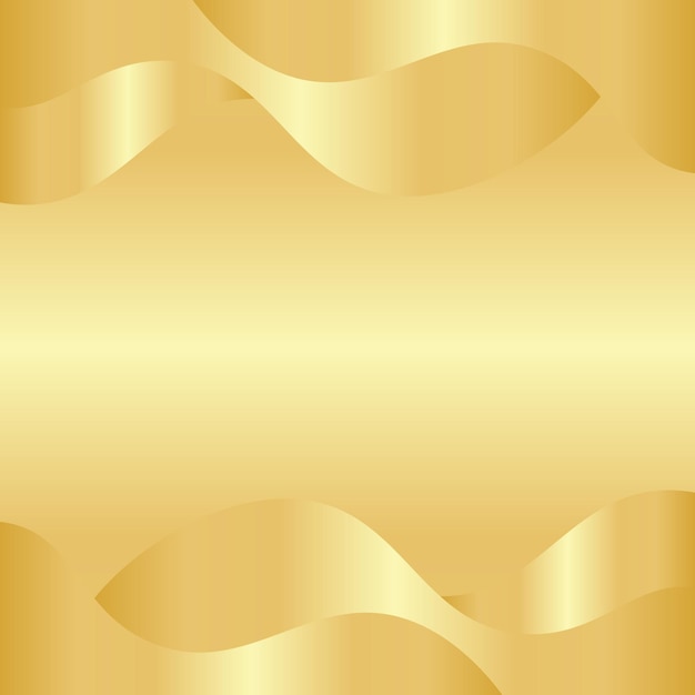 Vector gold wave background design