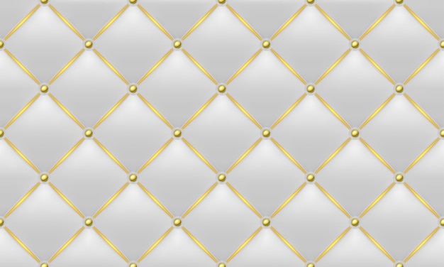 Gold and White Leather Texture