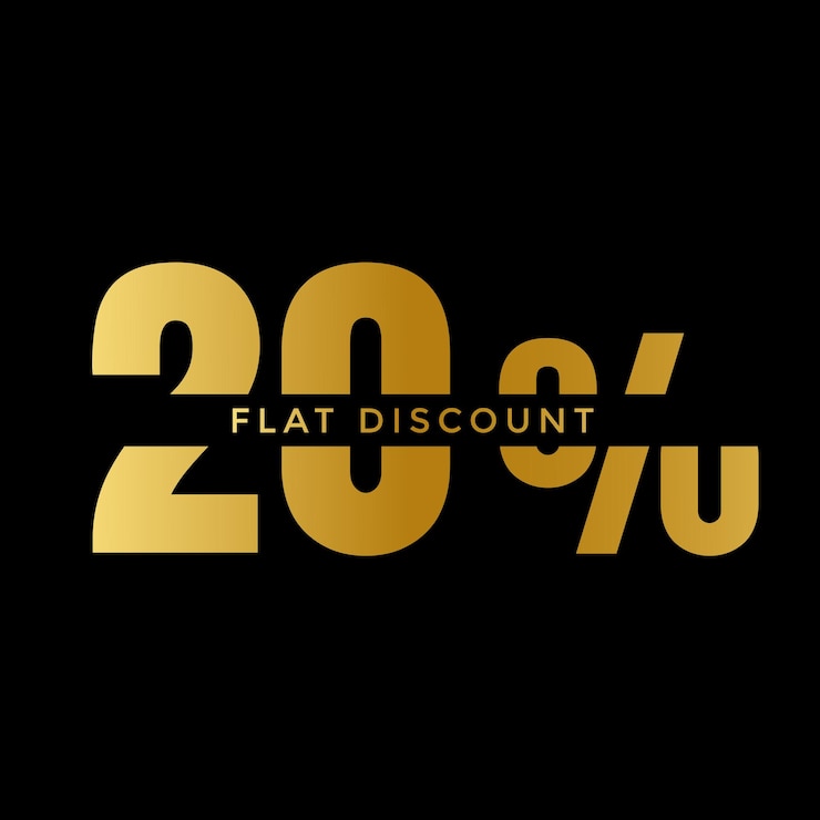 Vector golden 30 percent off discount sale banner