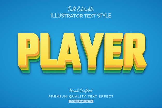 Golden 3d Text Style Effect