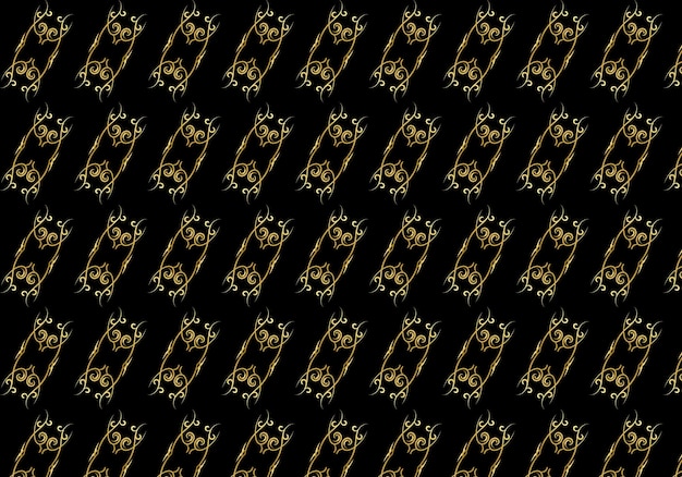 Golden abstract seamless bitmap background pattern vector free