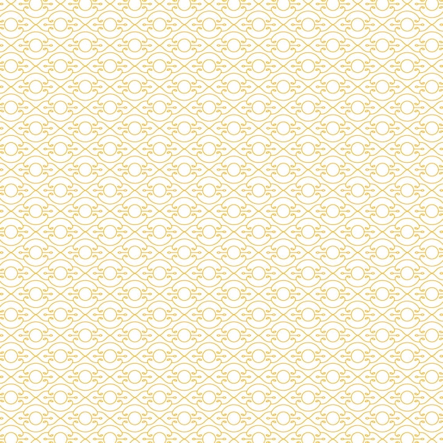 Golden Arabic Line Pattern